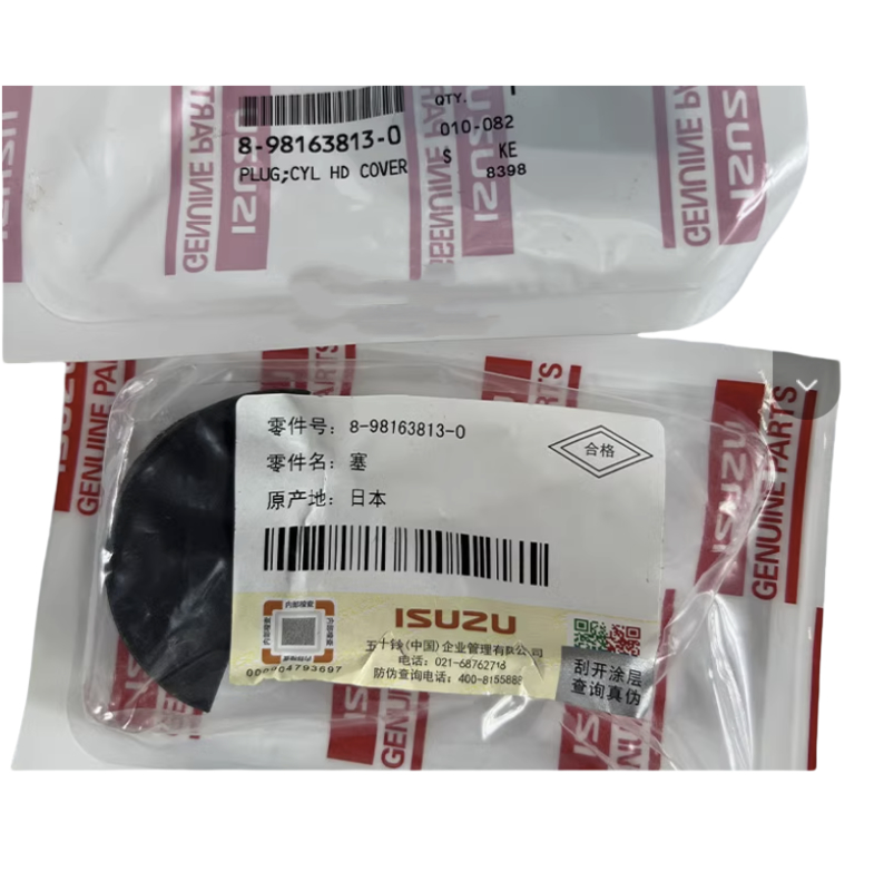 ISUZU 4HK1 6HK1 motor Originele reserveonderdelen Originele filter Kleppendeksel Plug 8981638130