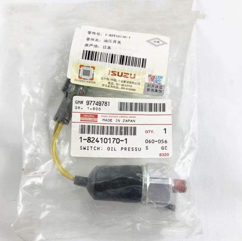 ISUZU 6HK1 motor Originele onderdelen Originele 1-82410170-1 Olie druk sensor